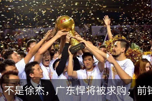 不是徐杰，广东悍将被求购，前锋，杜锋看重，转会费或8位数